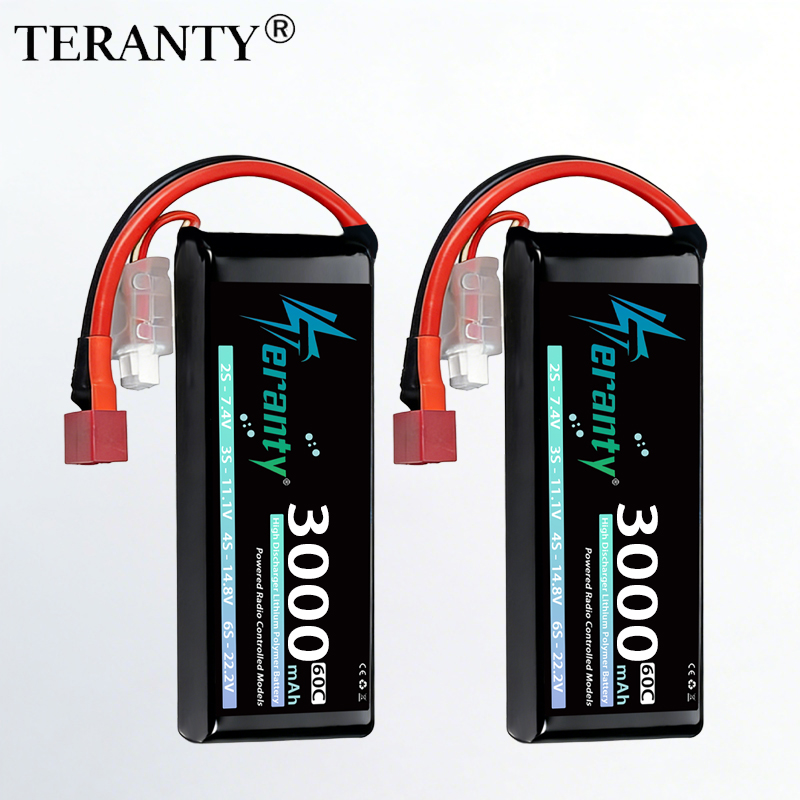 Drone Battery Connector - Batterie Lipo TERANTY 2S 3000mAh 7.4V