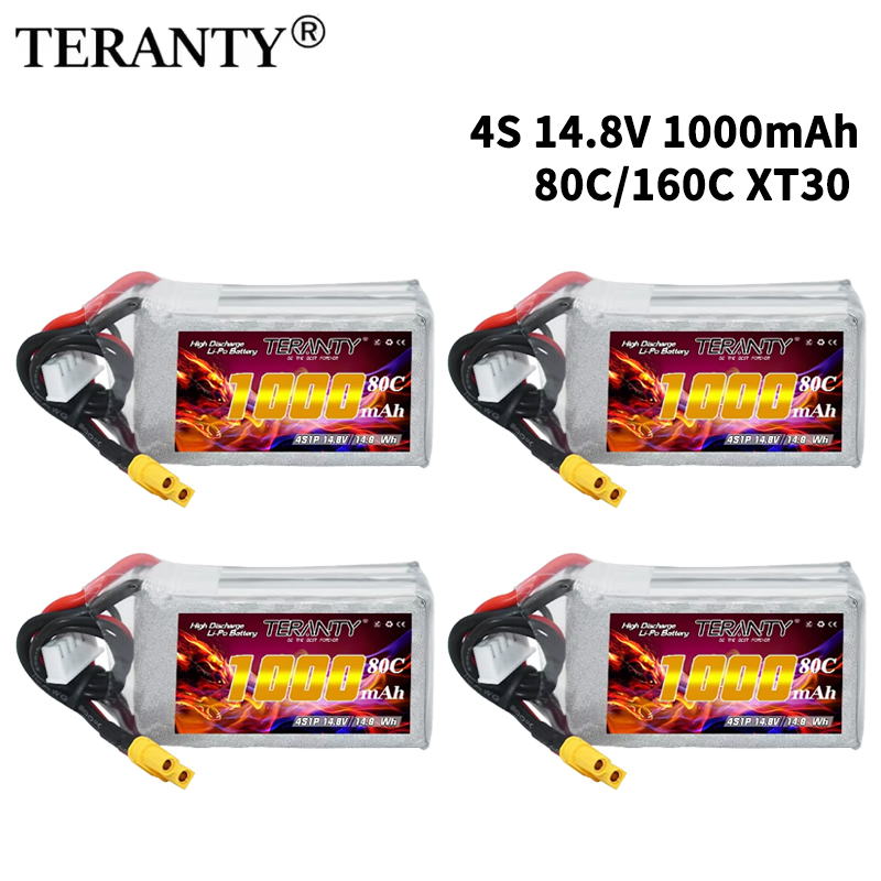 Drone Battery Connector - Batterie Lipo TERANTY 4S 1000mAh 14.8V