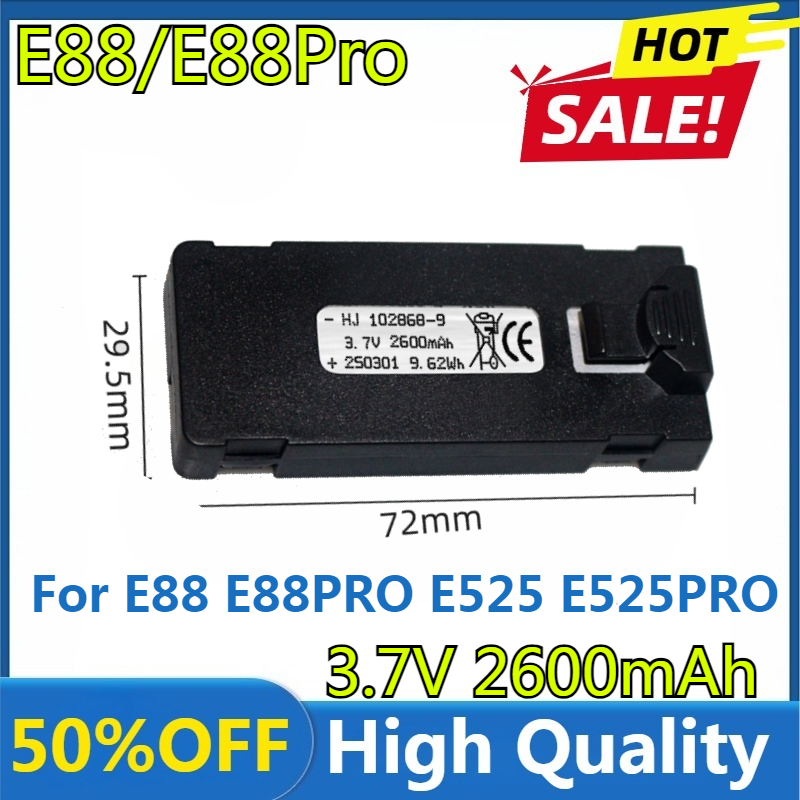 Batterie E88 3.7V 2600mAh pour - Drone Battery Li-Ion avis et prix
