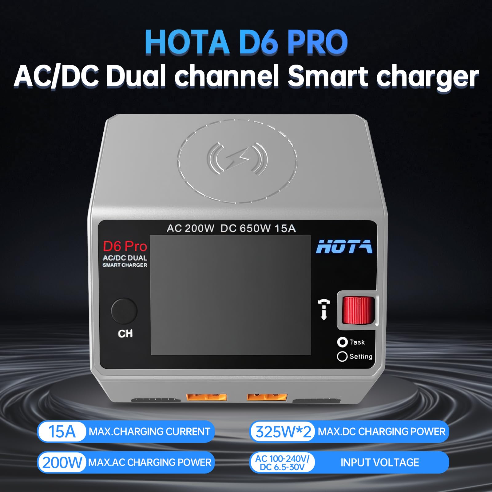 Nouveau HOTA D6 Pro gris AC 20 - Drone Battery Smart avis et prix